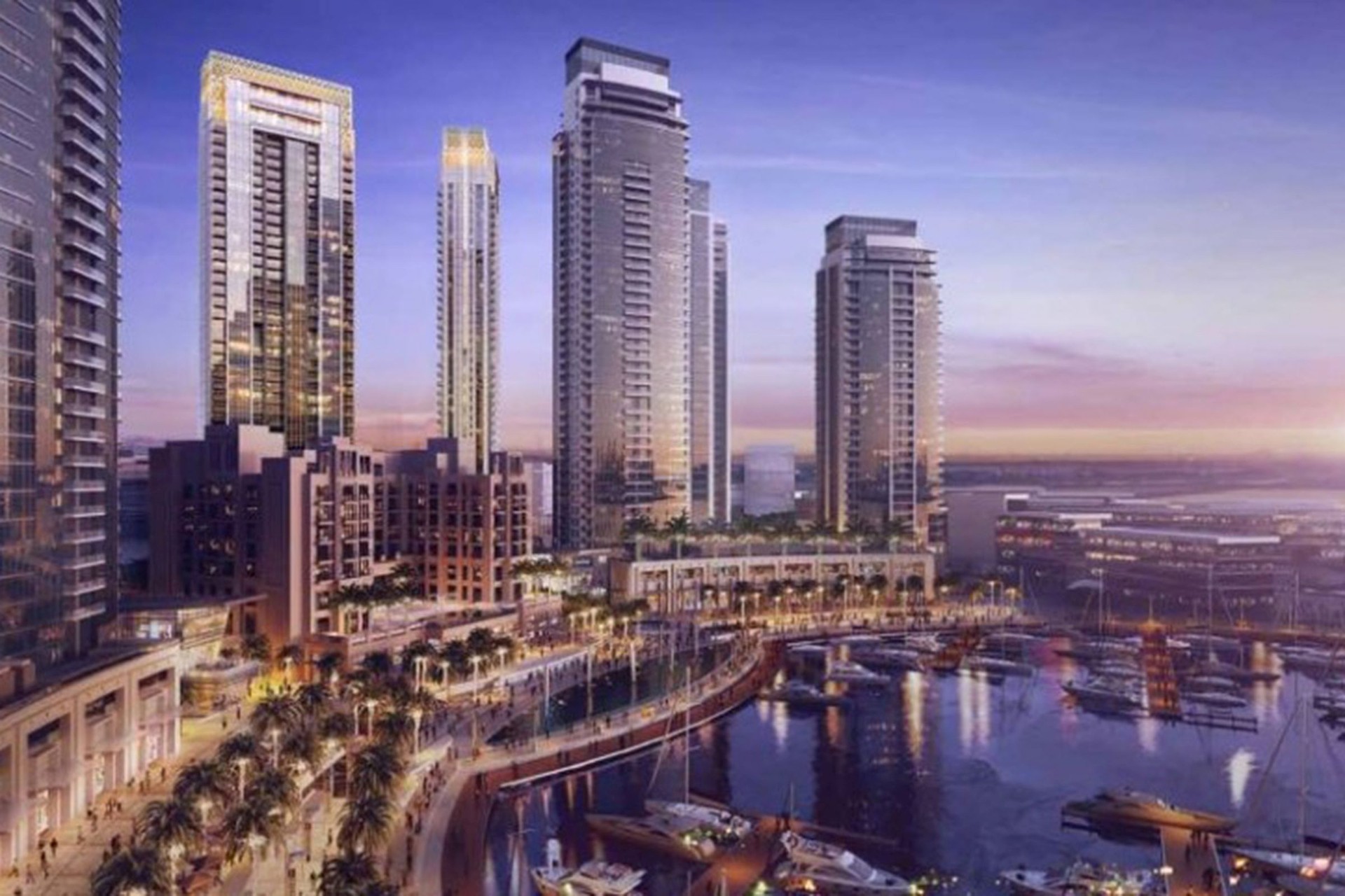 Off plan luxury apartment in Dubai Creek Harbour: Image 1