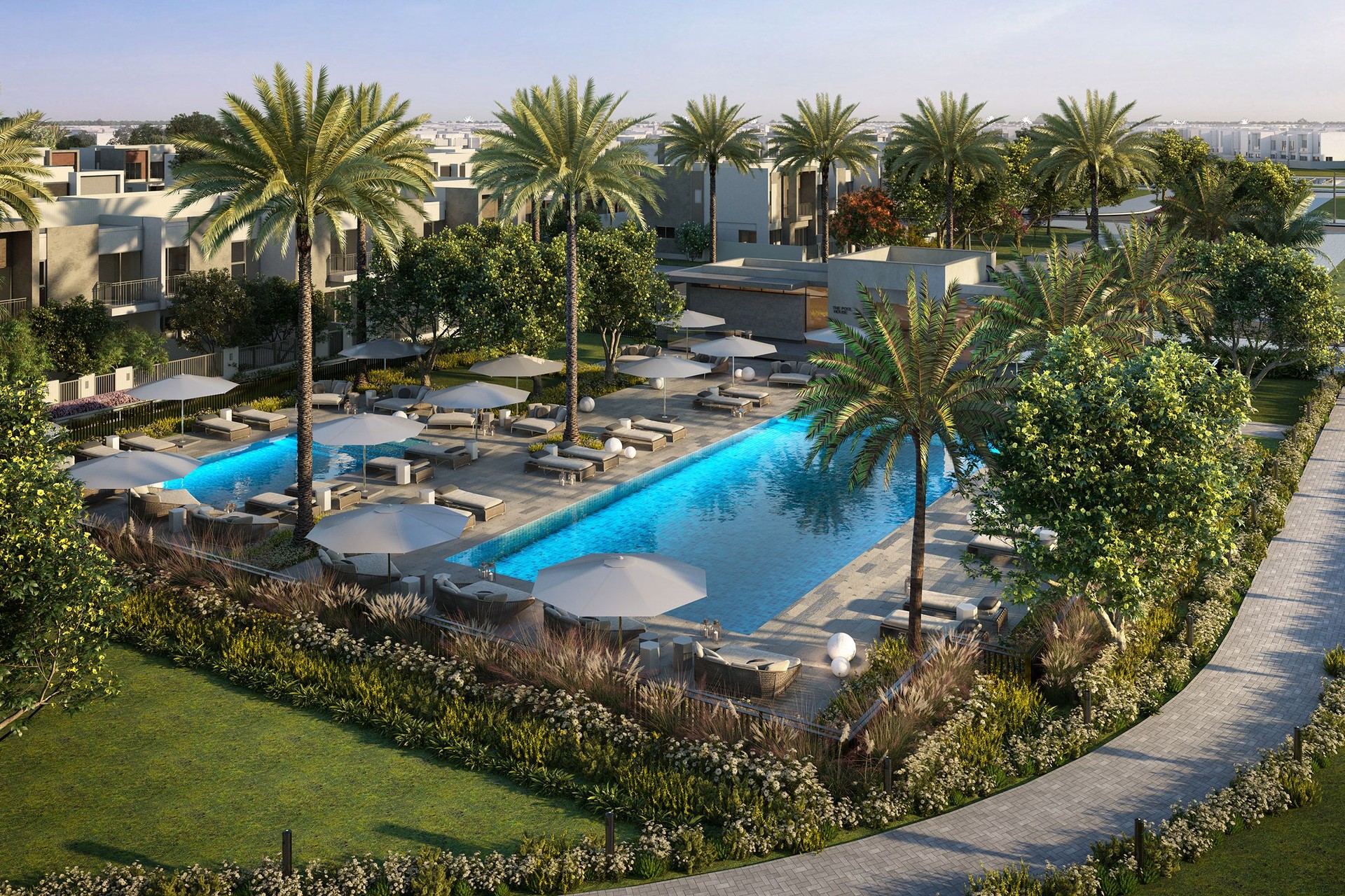 Luxury townhouse with garden in Villanova, Dubailand: Image 1