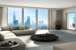 Burj Khalifa view luxury apartment in Downtown Dubai: Image 4