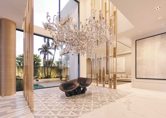 Designer Family-sized Villa with Private Pool in Al Barari: Image 3
