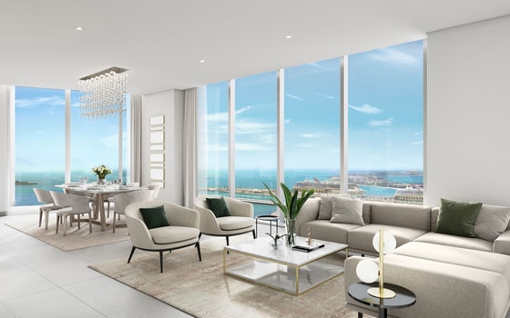 Exquisite 3 BR | Sea &amp; Palm Views | High Floor: Image 8
