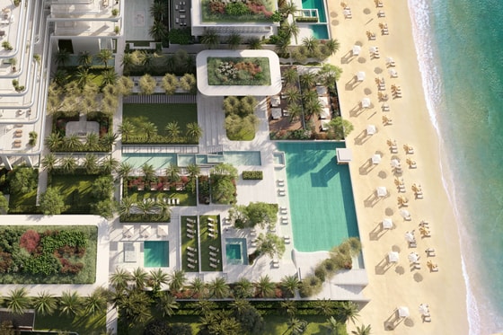 Gorgeous Beachfront Duplex Apartment with City Skyline Views on Palm Jumeirah: Image 14