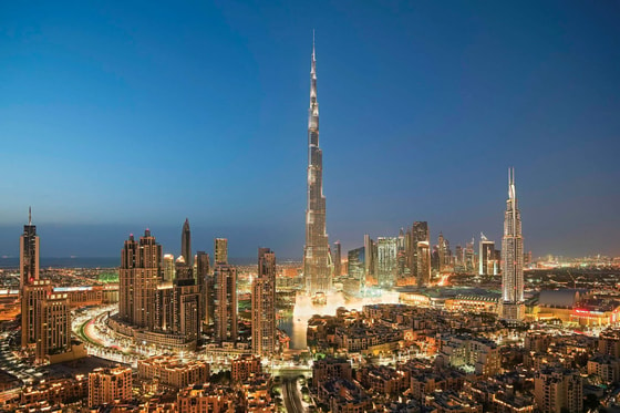 Burj Khalifa view luxury apartment in Downtown Dubai: Image 6