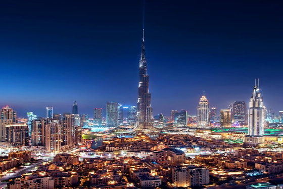 Burj Khalifa view luxury apartment in Downtown Dubai: Image 8