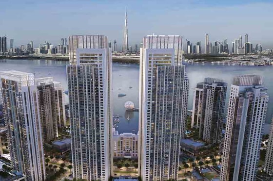 Luxury apartment with Burj Khalifa view in Dubai Creek Harbour: Image 8