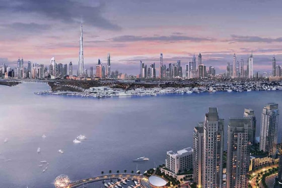 Luxury apartment with Burj Khalifa view in Dubai Creek Harbour: Image 7