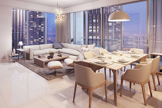 Skyline views apartment in luxury Downtown Dubai residence: Image 1