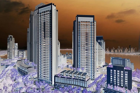 Chic, luxury apartment in central Dubai Creek Harbour district: Image 13