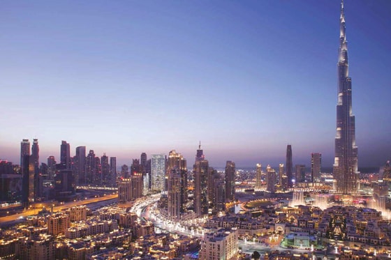 Art deco inspired luxury apartment in Downtown Dubai: Image 1