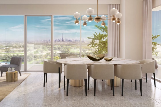 Large, golf view luxury apartment in Dubai Hills Estate: Image 8