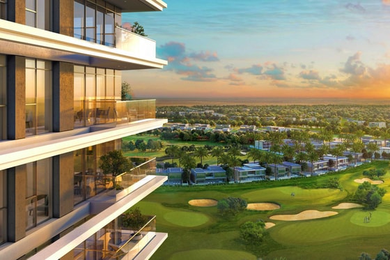 Large, golf view luxury apartment in Dubai Hills Estate: Image 4