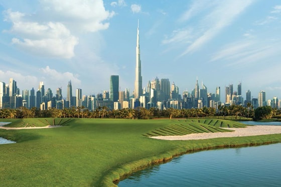 Large, golf view luxury apartment in Dubai Hills Estate: Image 3