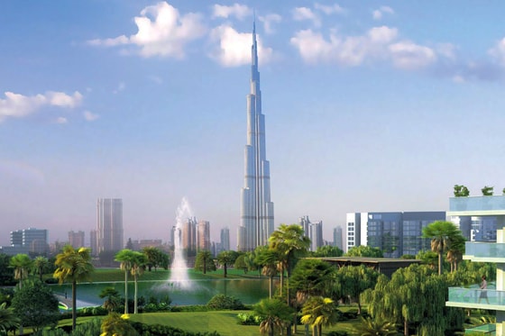 Large, golf view luxury apartment in Dubai Hills Estate: Image 11